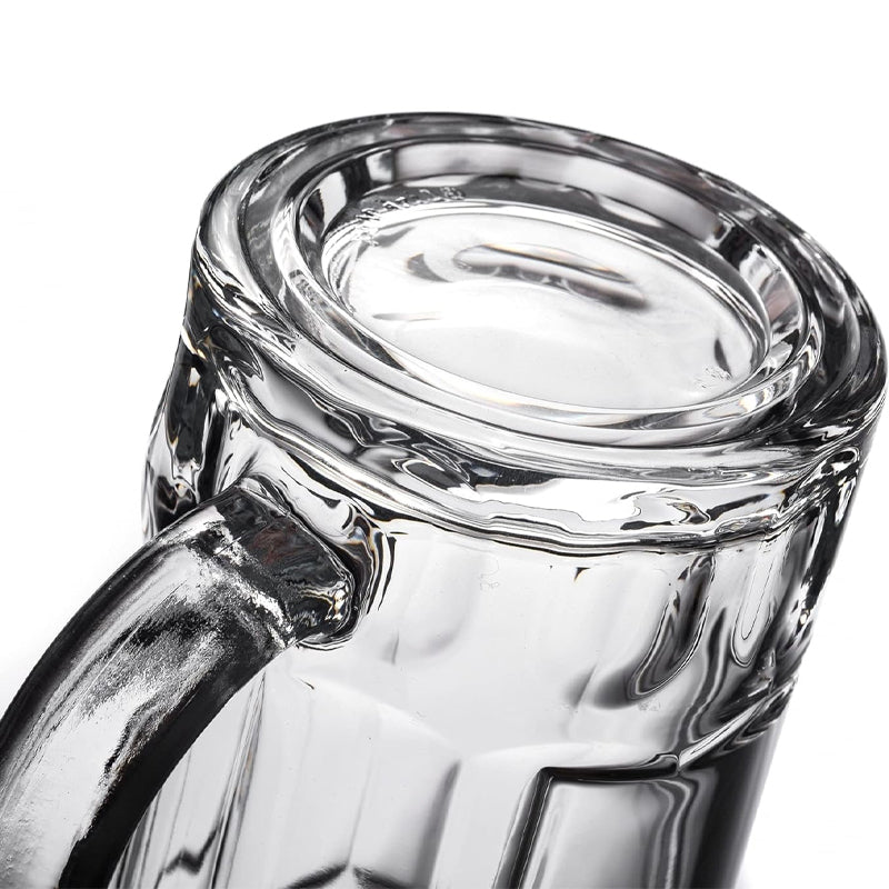 410ml Heavy Beer Mug Large Beer Glasses with Handle Glass Steins Classic Beer Mug