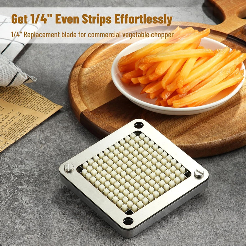 1/4 inch Replacement Chopper Blade Stainless Steel French Fry Cutter Blade Vegetable Dicer Slicer Blade