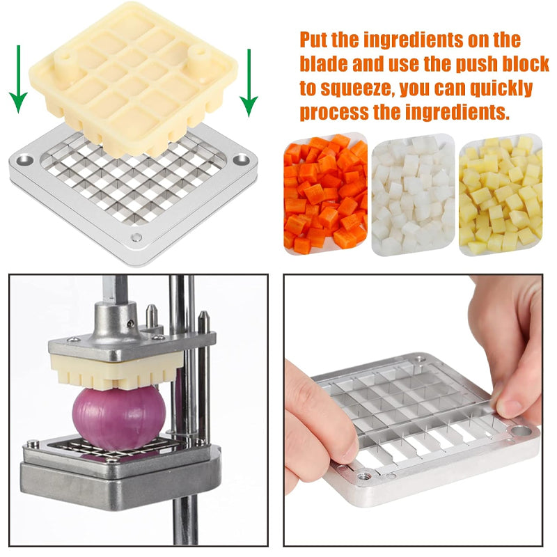 1/2 inch Dicer Blade Replacement Chopper Blade Commercial Stainless Steel Blade for French Fry Cutter