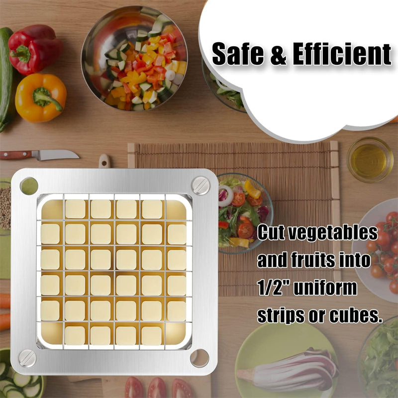 1/2 inch Dicer Blade Replacement Chopper Blade Commercial Stainless Steel Blade for French Fry Cutter