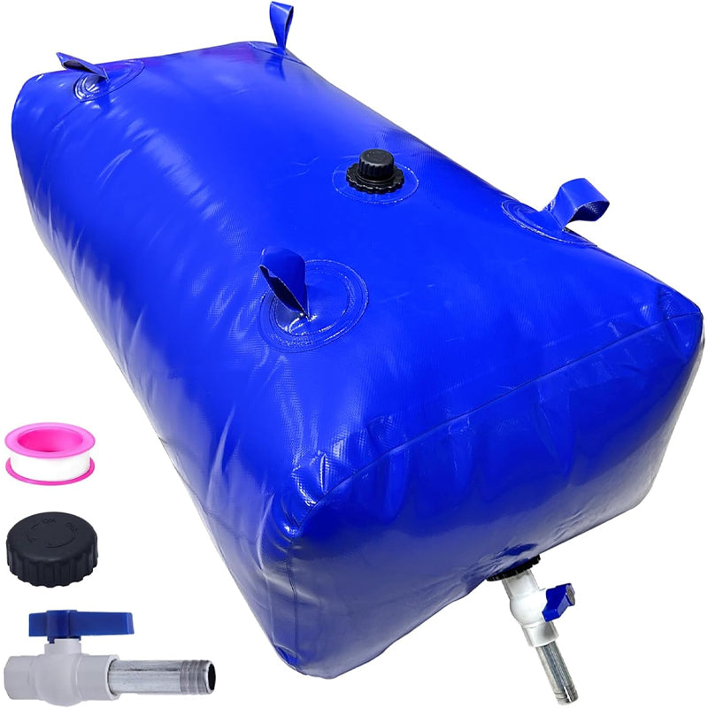 1000L/264 Gallon Water Storage Bladder Large Capacity PVC Water Storage Container Emergency Water Tank
