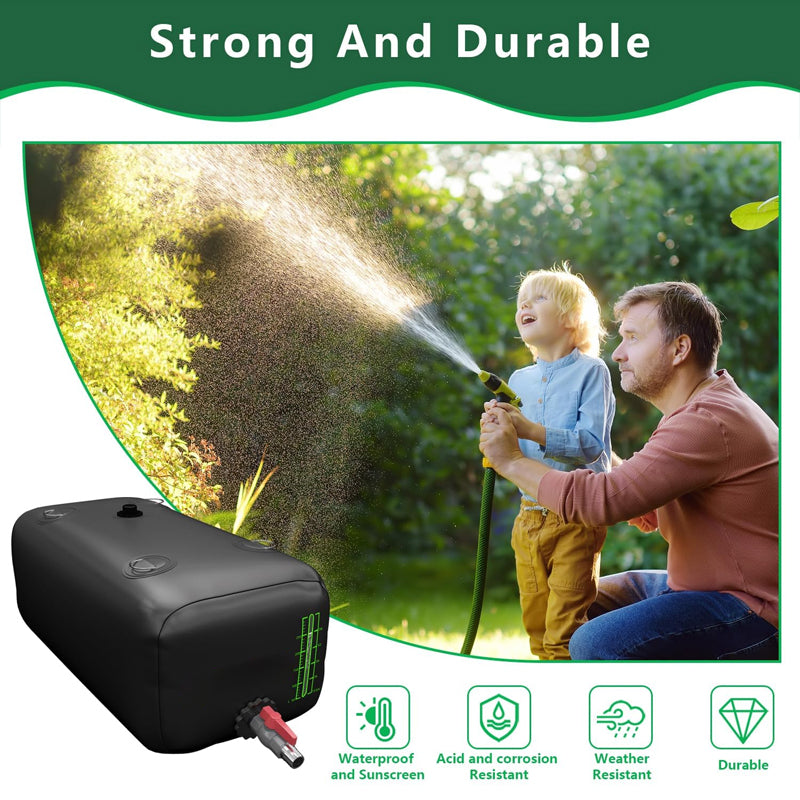 110L/29 Gallon Water Storage Bladder Water Tank Water Bag Foldable Water Storage Container