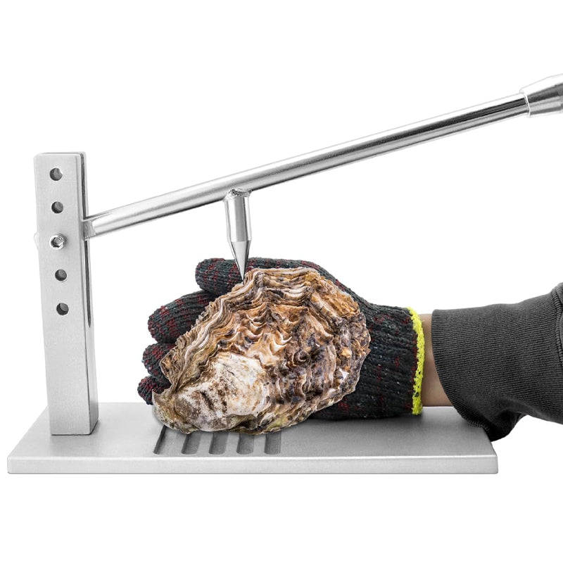 Oyster Shucker Machine Set Stainless Steel Oyster Opener Tool Adjustable Oyster Shucker Tool