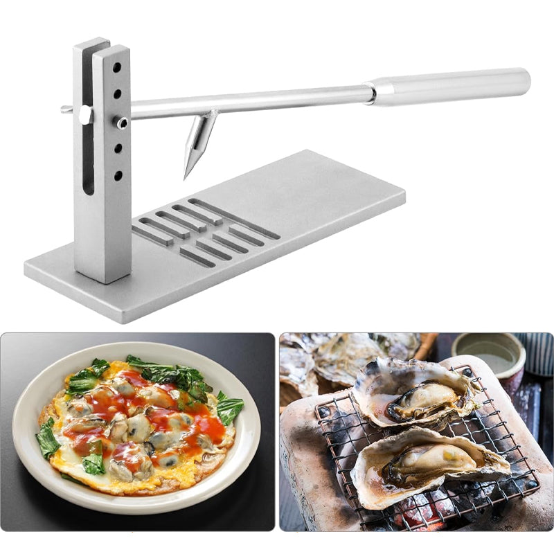 Oyster Shucker Machine Set Stainless Steel Oyster Opener Tool Adjustable Oyster Shucker Tool