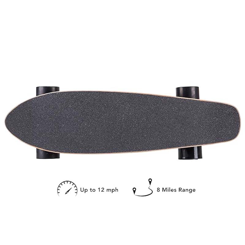 Electric Longboard Skateboard with Control 9 Mile Range for Adults Kids,Lightweight road bike fish shaped skateboard