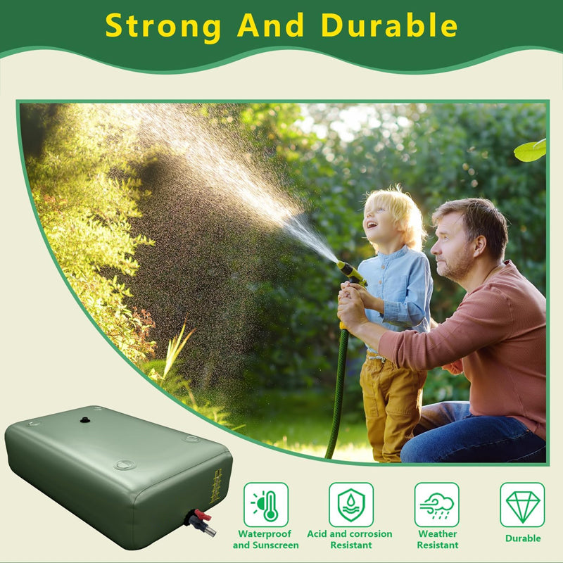 264 Gallon/1000L Large Capacity Foldable Water Storage Bladder Portable Emergency Water Bag