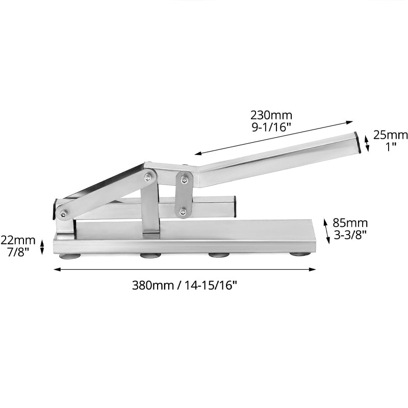 Stone Crab Cracker with Wide Base Solid Stainless Steel Construction Durable Seafood Tool