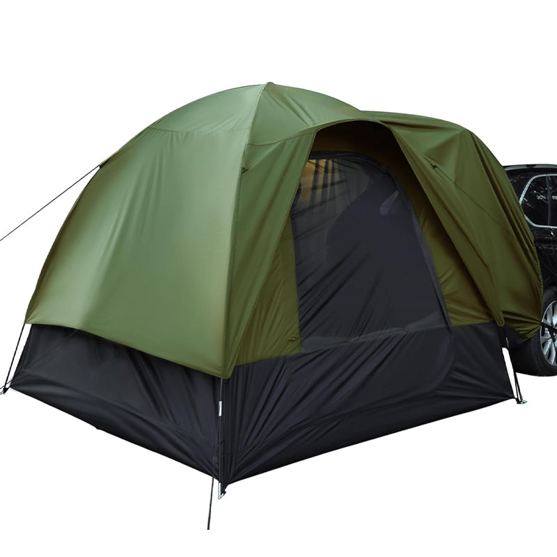 8'W × 8'L × 7.2'H SUV Camping Tent PU3000mm Double Layer Design SUV Tent for Camping with Rainfly