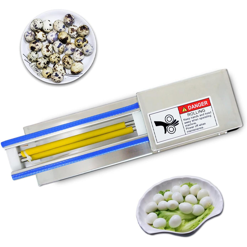 18W Electric Quail Egg Peeler Machine Stainless Steel Quail Egg Sheller for Boiled Quail Eggs