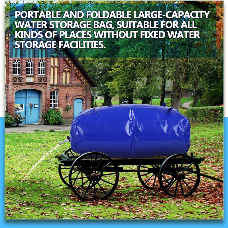 540L/142.65 Gallon Water Storage Bladder Large Capacity Emergency Water Bladder Tank