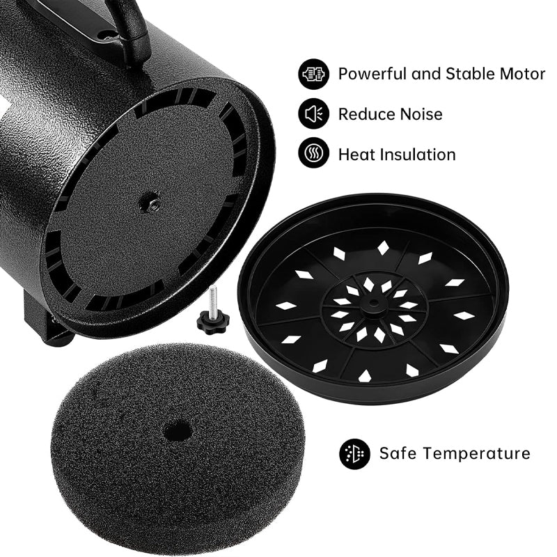 4.3HP/3200W Dog Dryer Stepless Adjustable Speed Dog Blow Dryer with 4 Nozzles