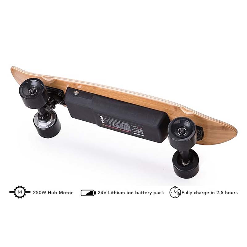 Electric Longboard Skateboard with Control 9 Mile Range for Adults Kids,Lightweight road bike fish shaped skateboard