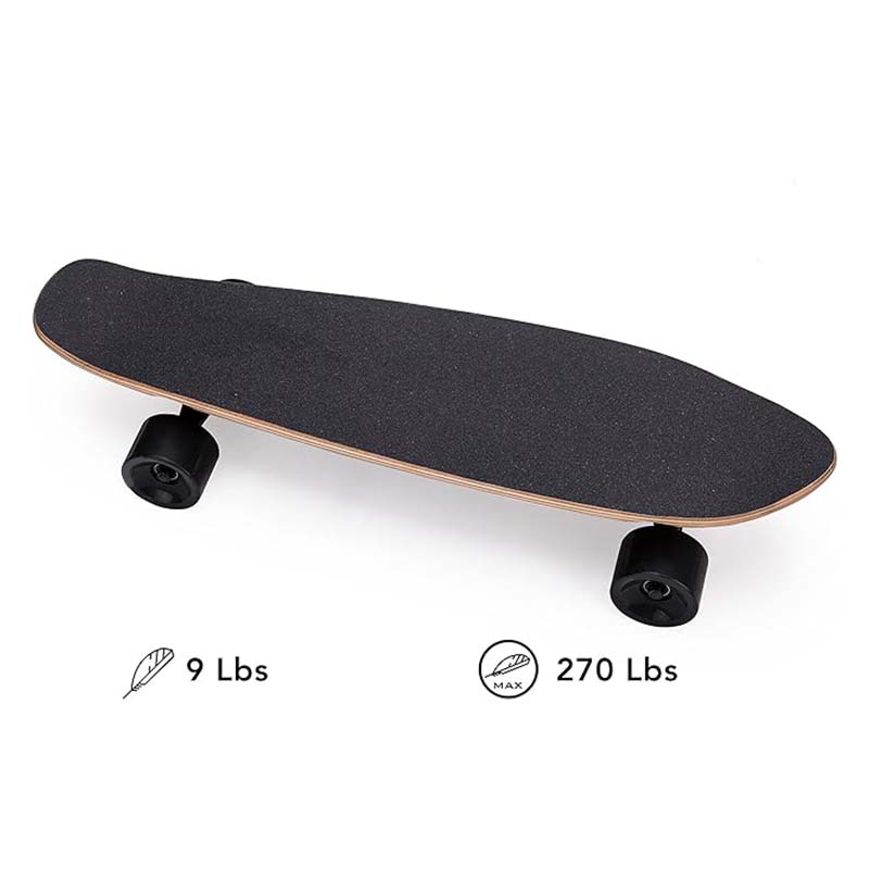 Electric Longboard Skateboard with Control 9 Mile Range for Adults Kids,Lightweight road bike fish shaped skateboard