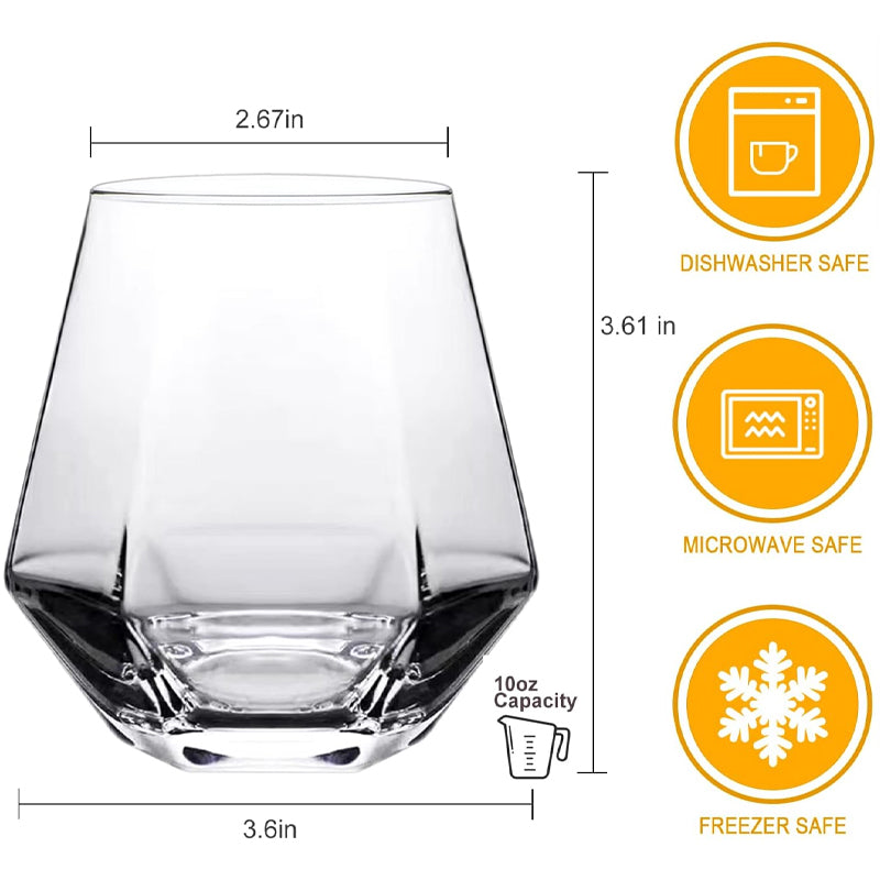 700ml Decanter Set with Whiskey Glass Bottles for Whiskey Tequila Brandy Scotch Vodka