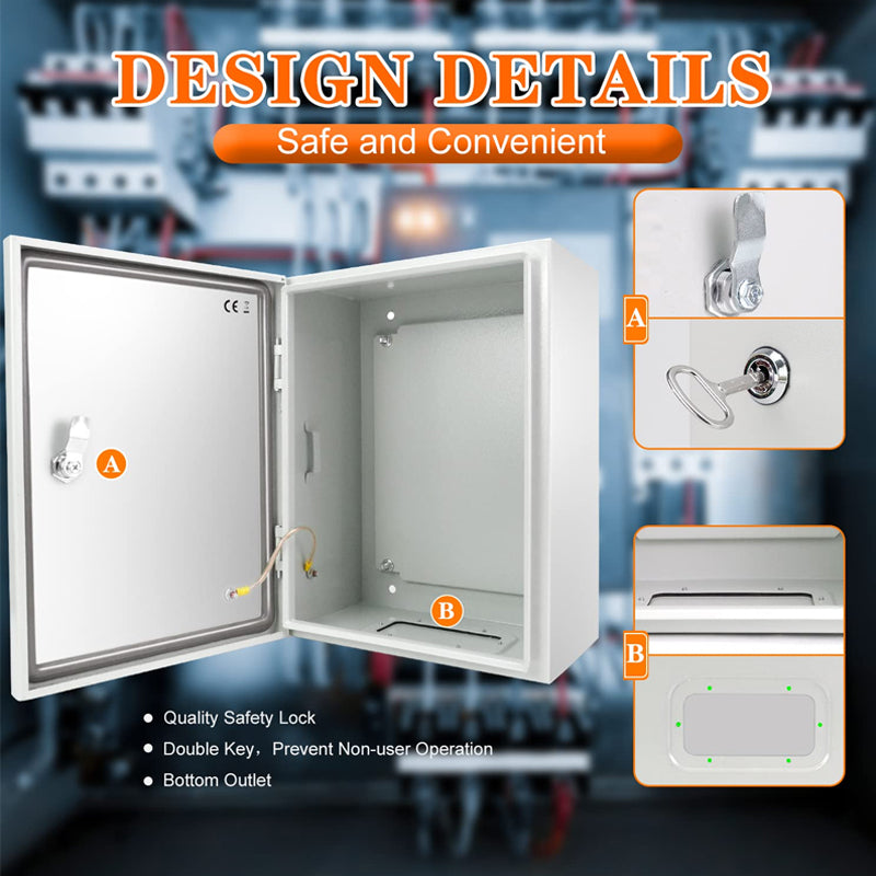 24" x 16" x 10" Electrical Enclosure Outdoor Enclosure Waterproof Junction Box Dustproof Enclosure