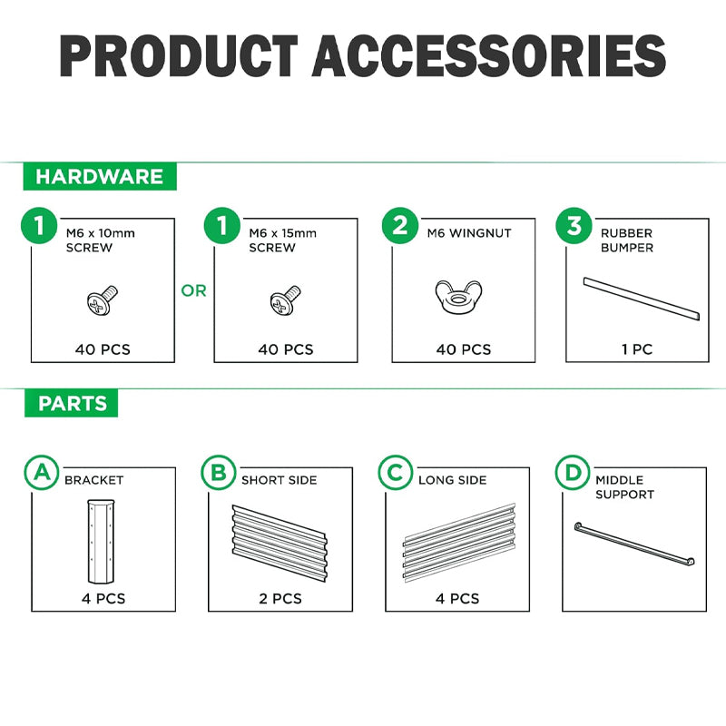 5x3x1 ft Raised Garden Bed Kit Outdoor Raised Garden Box Metal Raised Garden Bed Silver Planter