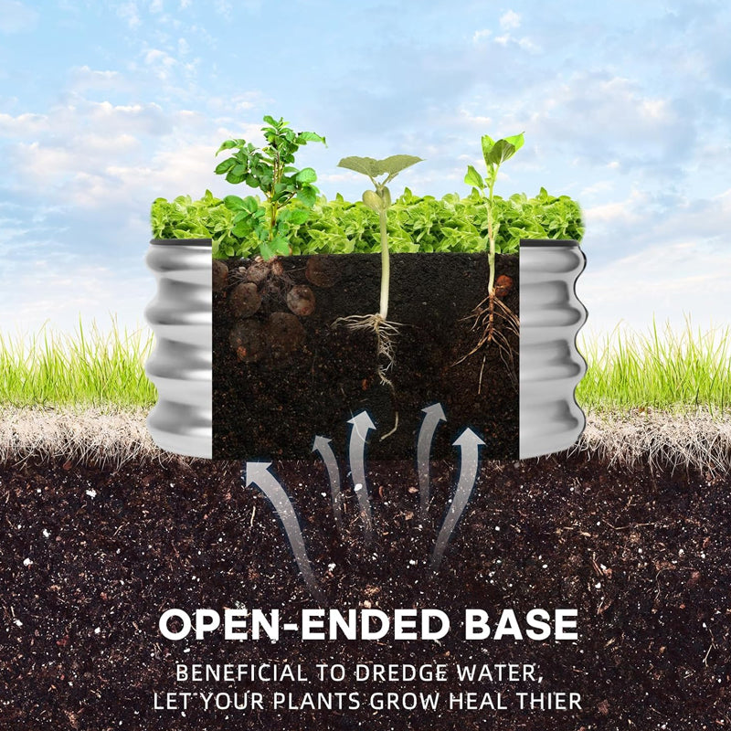 2×2×1 ft Round Raised Garden Bed Easy Assembly Garden Bed Planter Box for Vegetables Fruits Flowers