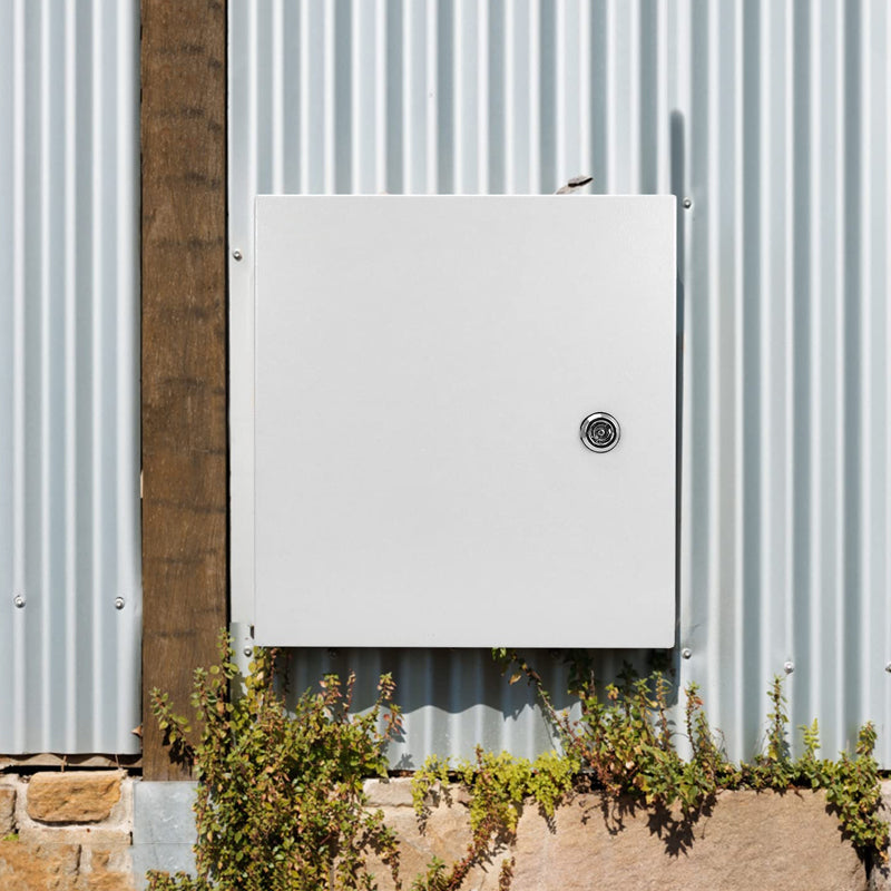 12" x 12" x 8" Electrical Junction Box Steel Enclosure NEMA 4X Enclosure Box Wall Mounted IP66