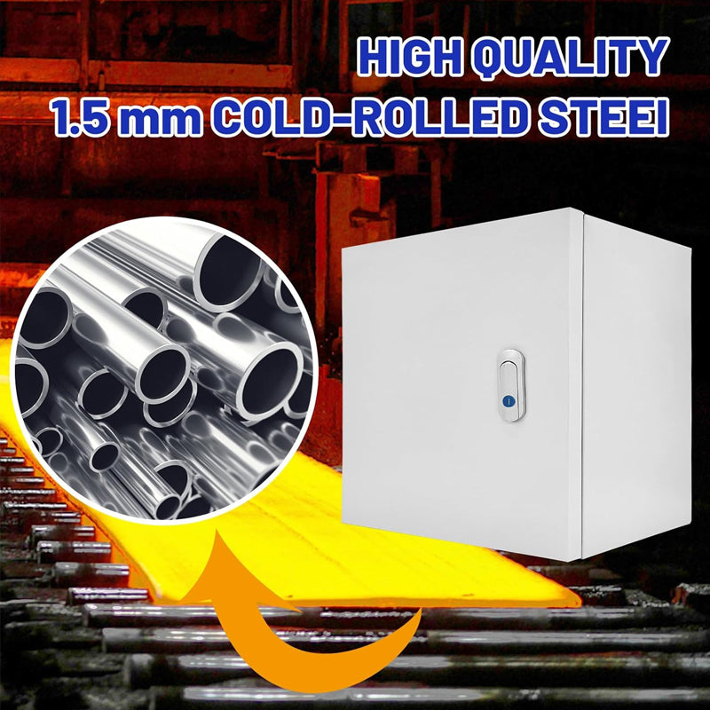 16" x 16" x 8" Outdoor Electrical Box Lockable Electrical Junction Box NEMA 4X Electrical Enclosure