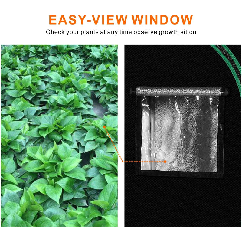 5x5 Grow Tent 57"x57"x80" with Observation Window Grow Tent for Hydroponic Indoor Plant Growing