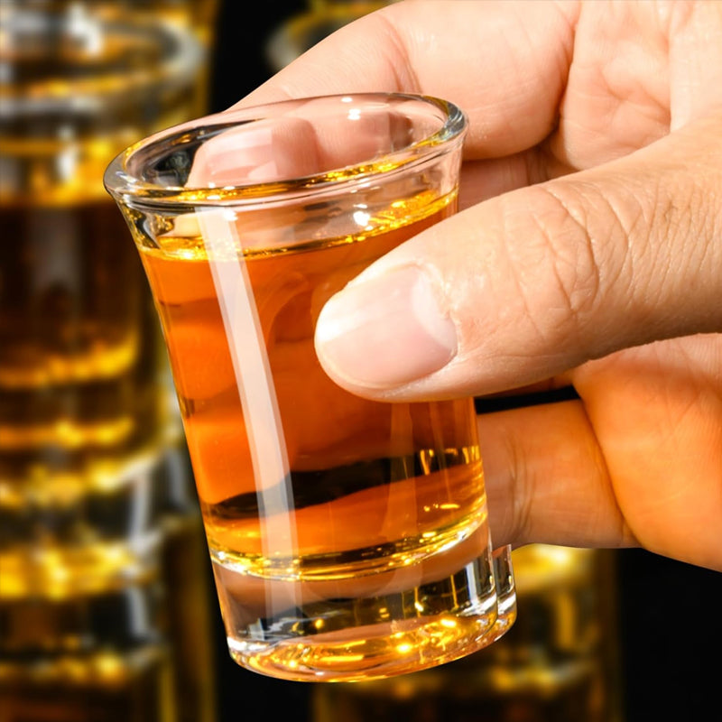 Elegant 45ml/1.5oz Spirits Shot Glass Lead Free Glass Whiskey Tequila Vodka Shot Glass