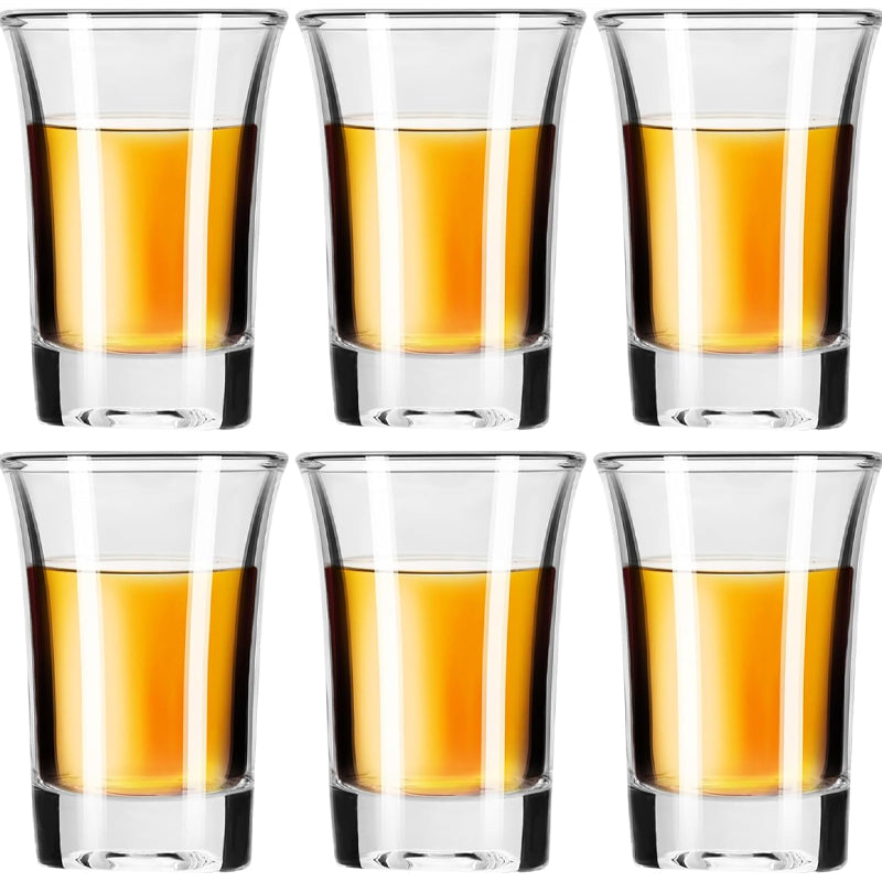 Elegant 45ml/1.5oz Spirits Shot Glass Lead Free Glass Whiskey Tequila Vodka Shot Glass