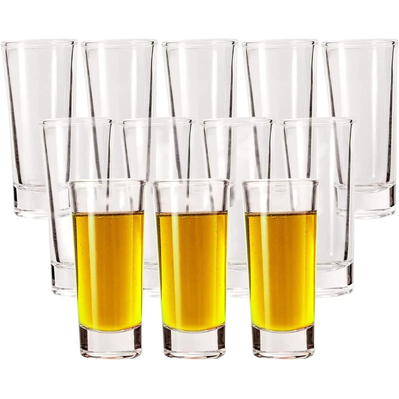 60ml/2oz Cylinder Spirits Shot Glass Lead Free Liquors Shot Glass Break-Resistant Leak-Proof