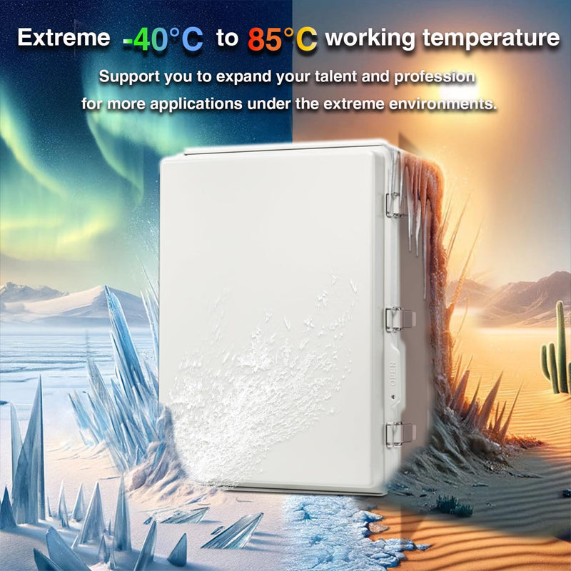 20.3" x 16.4" x 7.9" Alloy Plastic Electrical Enclosure IP67 Outdoor Junction Box Enclosure Box