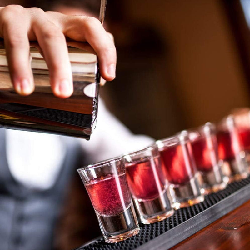 30ml/1oz Shot Glass Cone Shaped Spirits Shot Glass with Heavy Base Wide Mouth