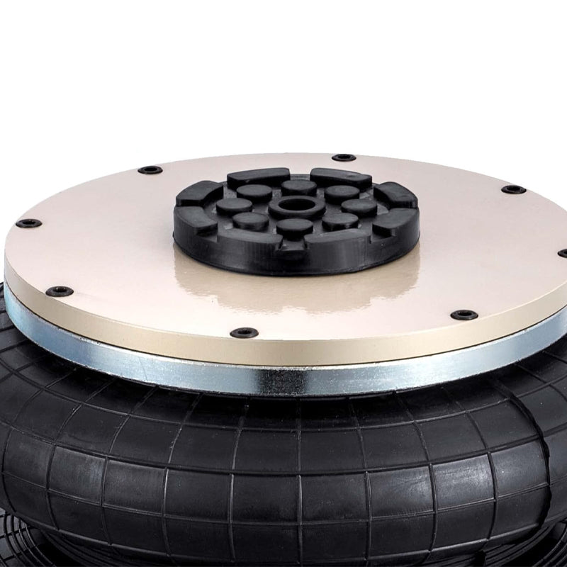 5 Ton/11000 lbs Pneumatic Car Jack Adjustable Long-Handle Air Jack White Triple Bag Air Jack