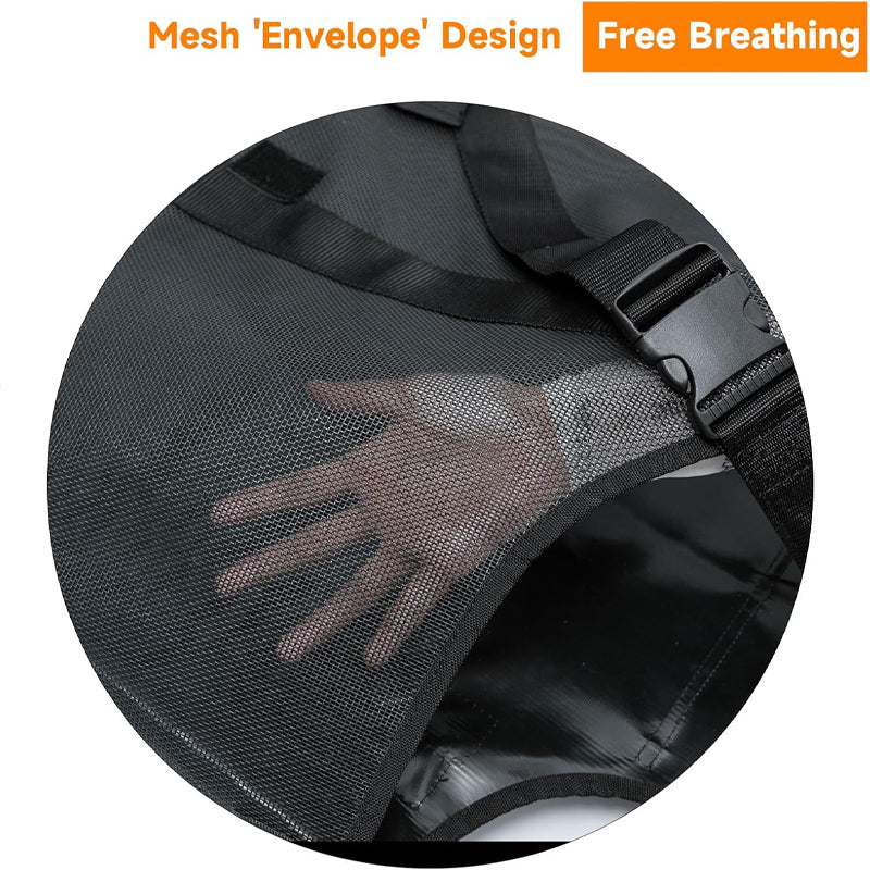 250lbs Capacity Animal Stretcher 48 x 26 Inch Dog Stretcher Pet Trolley with Noiseless Wheels