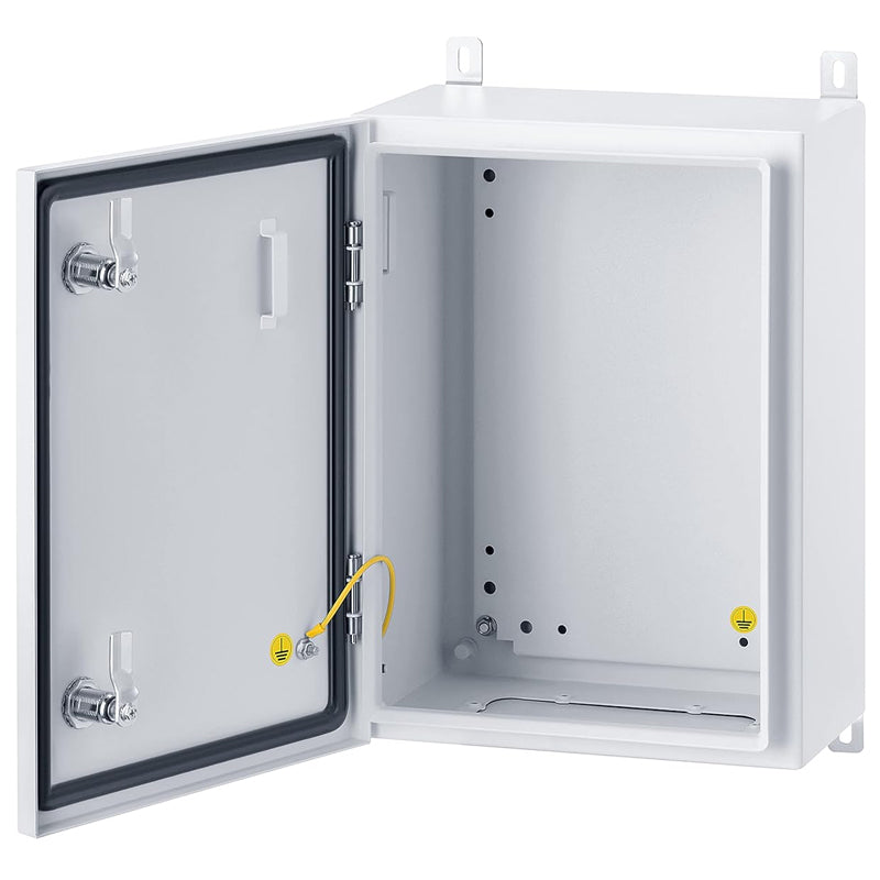 16" x 12" x 6" Electrical Enclosure Box Metal Junction Box IP65 Weatherproof Outdoor Electrical Box