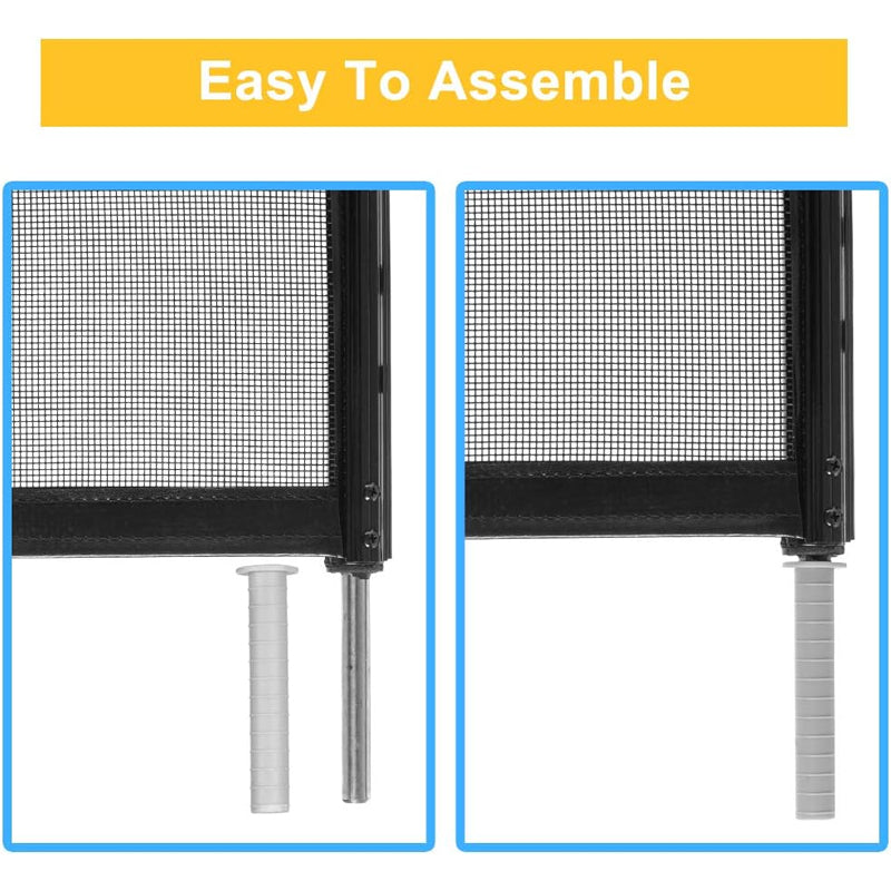 4 × 72 Ft Pool Fence Pool Safety Fencing DIY Installation Swimming Pool Fence Removable Child Safety Pool Fencing