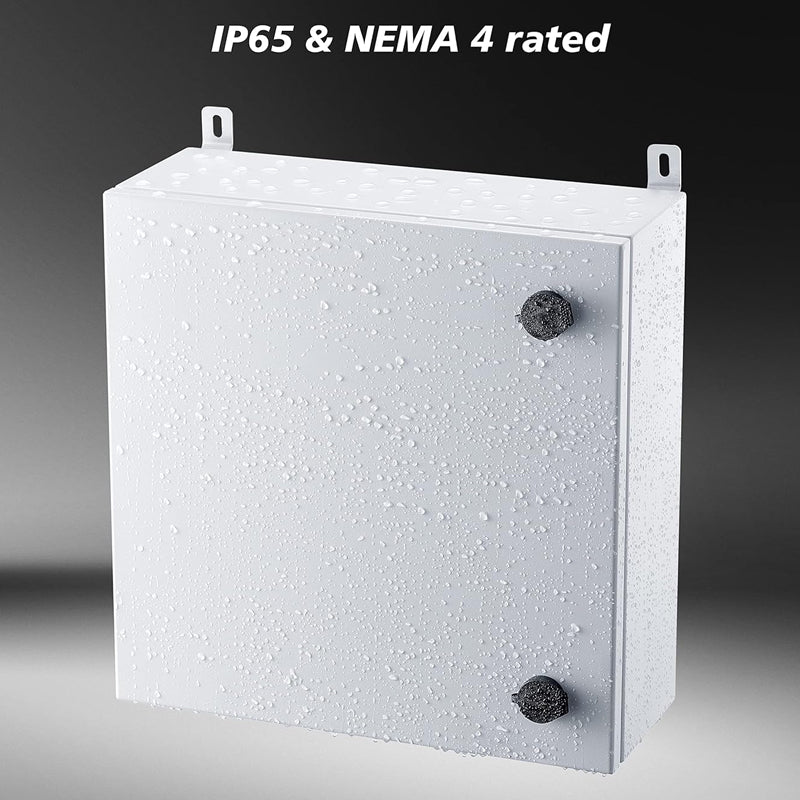 16" x 16" x 6" Outdoor/Indoor Electrical Junction Box Wall-Mounted Electrical Enclosure Box