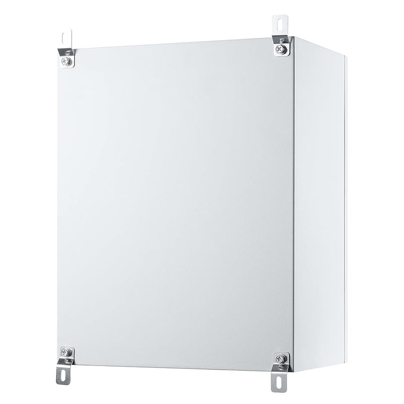20" x 16" x 10" IP65 Electrical Enclosure with Mounting Plate and Wall Bracket Electronic Equipment Box