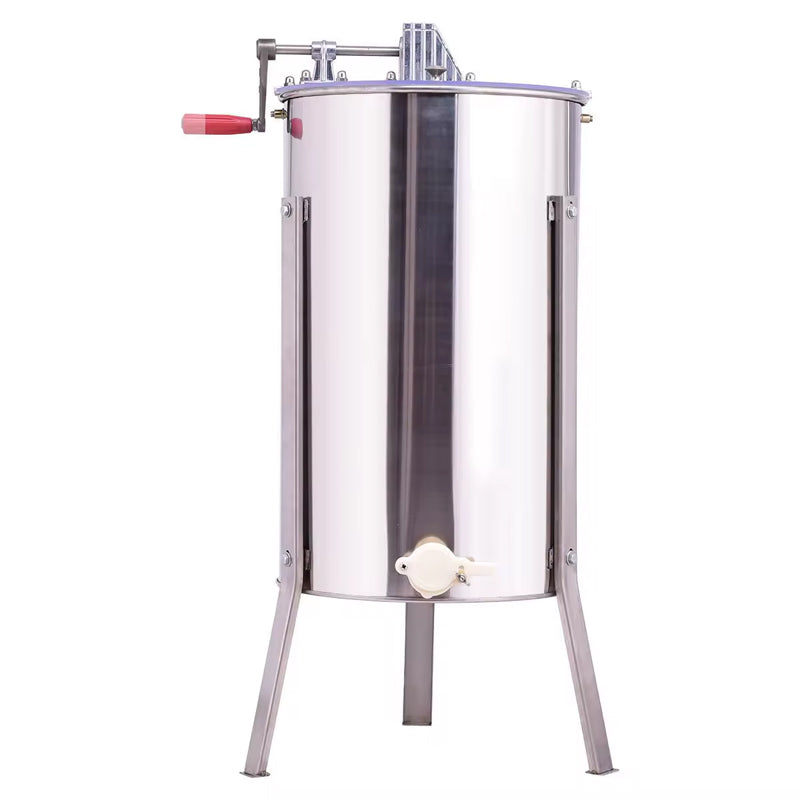 3 Frames Manual Honey Extractor Stainless Steel Honey Spinner Extractor Beekeeping Extraction