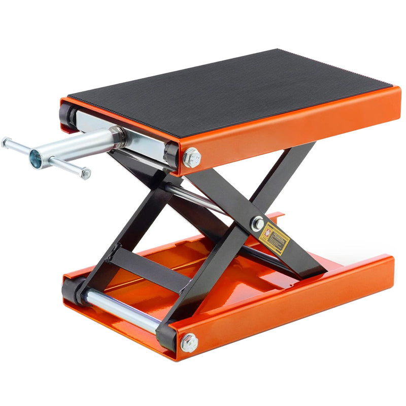 1100 LBS Motorcycle Lift 3.75"-13.8" Motorcycle Scissor Jack for Street Bikes Cruisers Touring Motorcycles