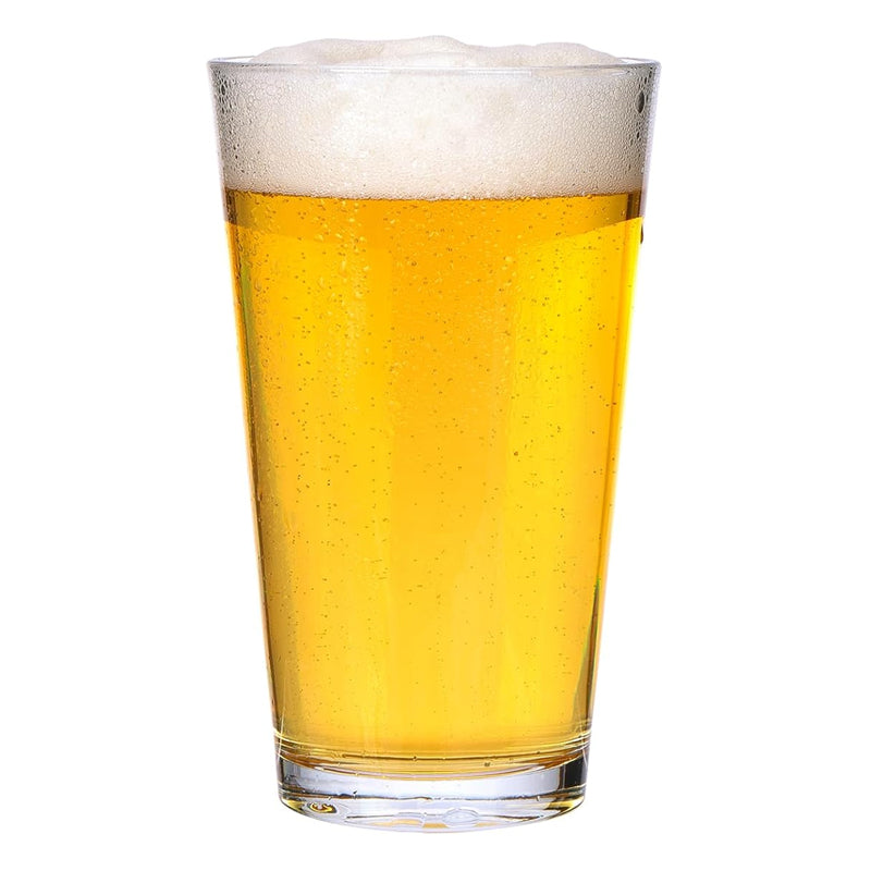 480ml/16oz Beer Pint Glass Lead-Free Glass Highball Glass Cold Beverages Drinking Glass