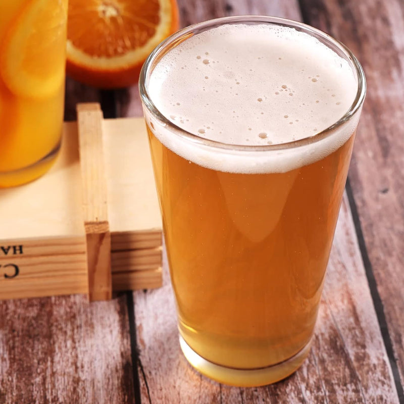 480ml/16oz Beer Pint Glass Lead-Free Glass Highball Glass Cold Beverages Drinking Glass