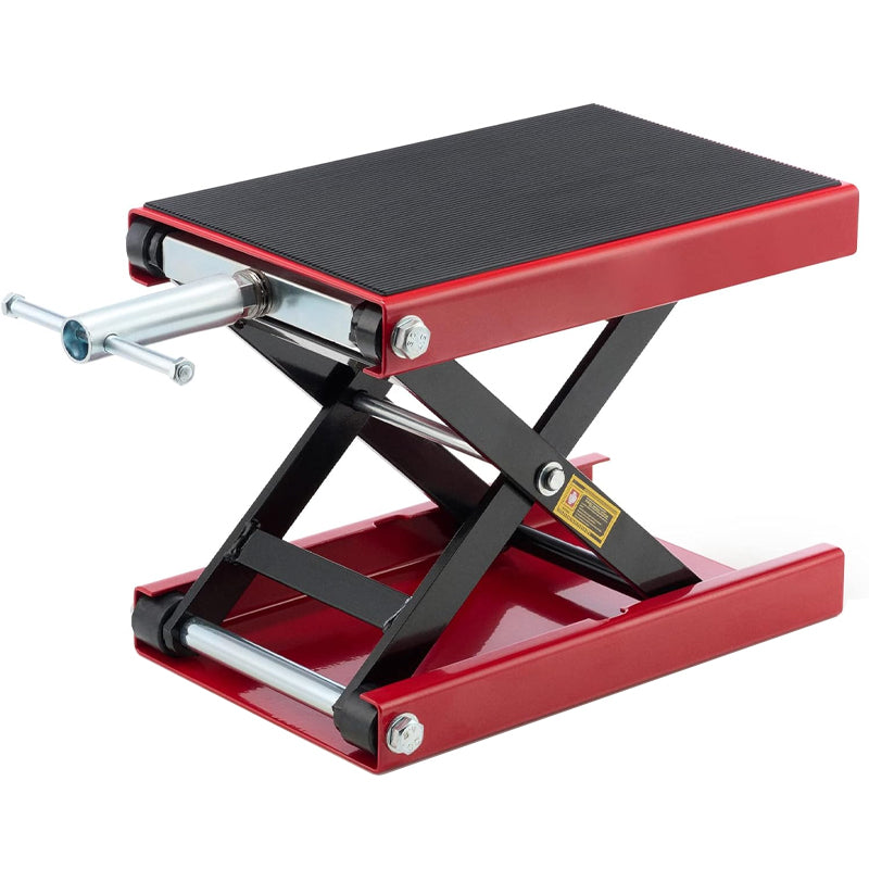 1100 LBS Motorcycle Lift 3.75"-13.8" Motorcycle Scissor Jack for Street Bikes Cruisers Touring Motorcycles