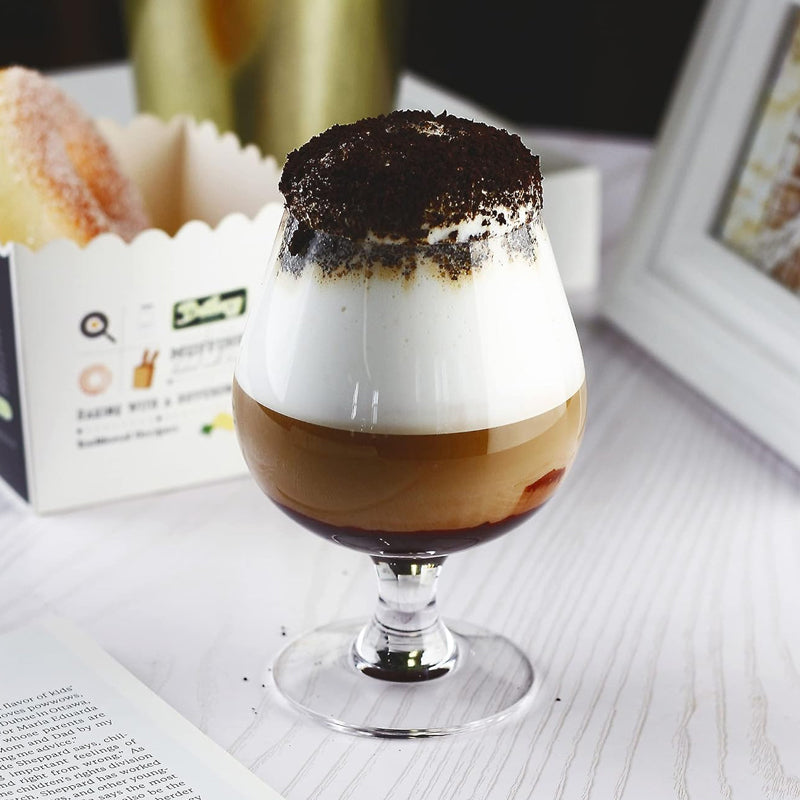 360ml/12oz Lead-Free Beer Tasting Glass Stemmed Brandy Glass Multipurpose Glass