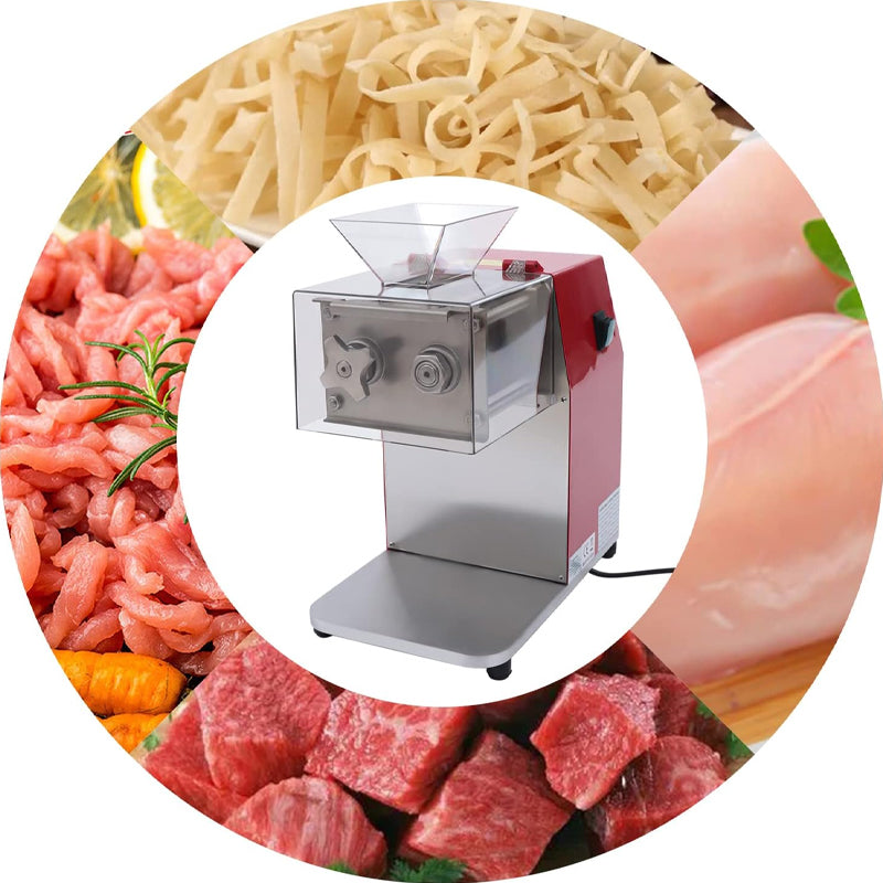 1100W Commercial Meat Cutting Machine Stainless Steel Meat Cutter for Cutting Boneless Meat Chicken