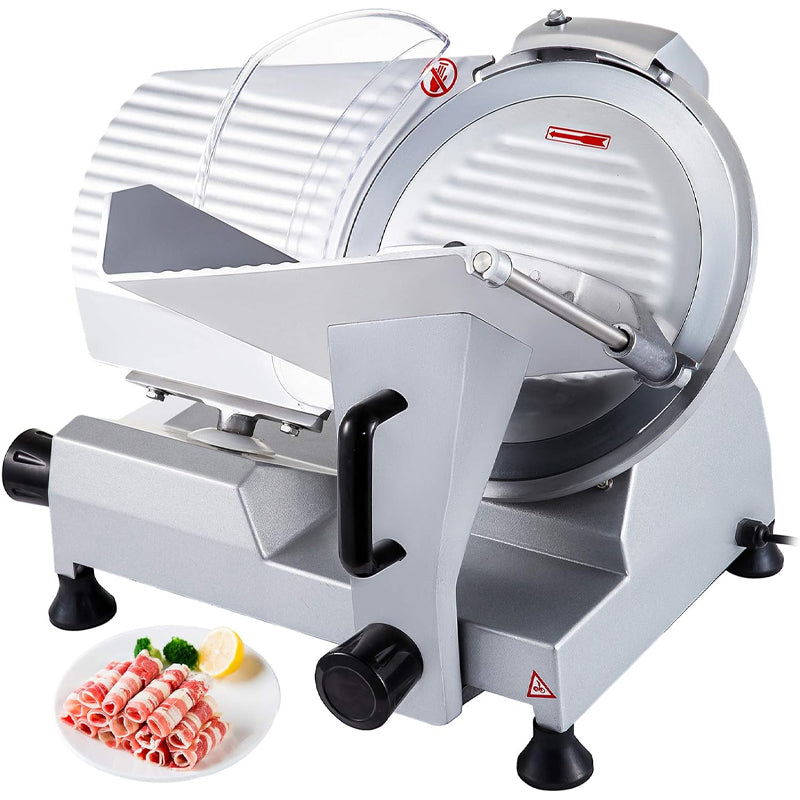 12 inch Commercial Meat Slicer 420W Electric Meat Slicer Carbon Steel Blade Deli Meat Cheese Food Slicer