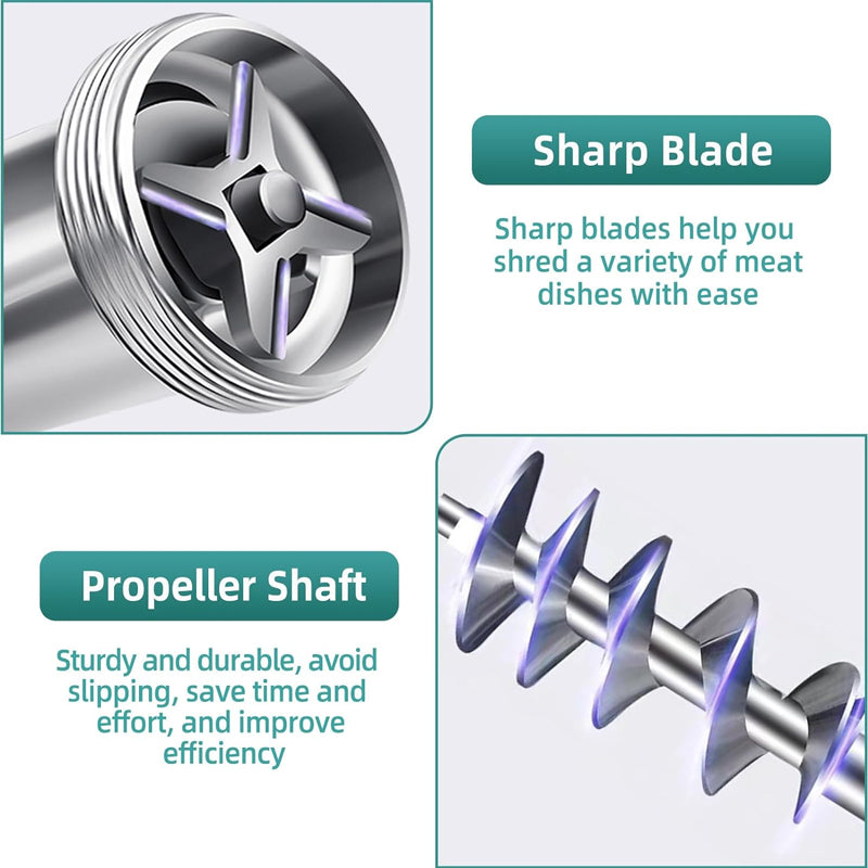Manual Meat Grinder Sausage Maker Table Mount Mincer Sausage Stuffer Funnel