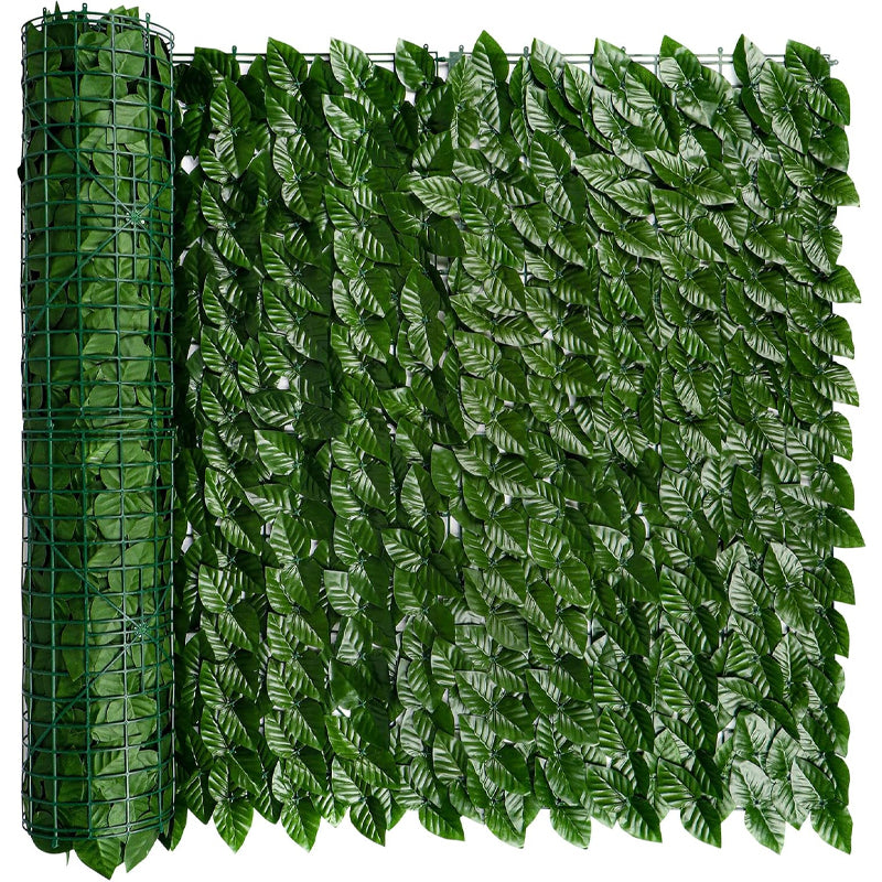 39" × 98" Faux Ivy Privacy Fence Screen Outdoor Garden Strengthened Joint Ivy Privacy Screen