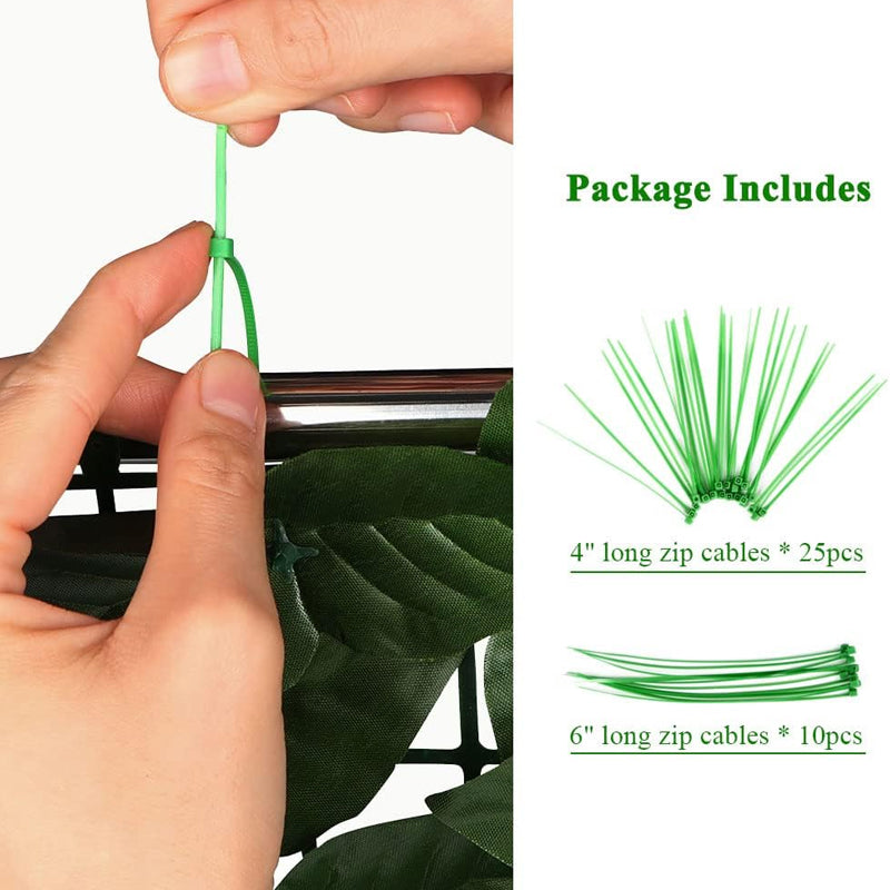 39" × 157" Ivy Privacy Fence Faux Hedge Panels Greenery Vines for Outdoor Garden Yard Balcony