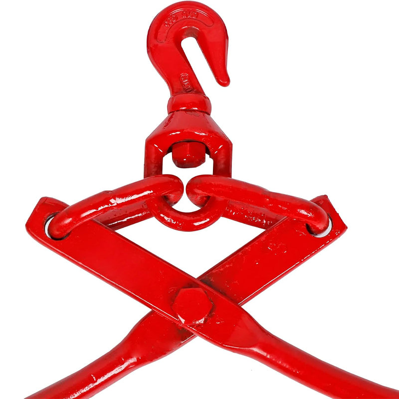 32 inch 2 Claw Log Grapple Log Lifting Tongs 1500 lbs Loading Capacity Log Handling Dragging Carrying Tool