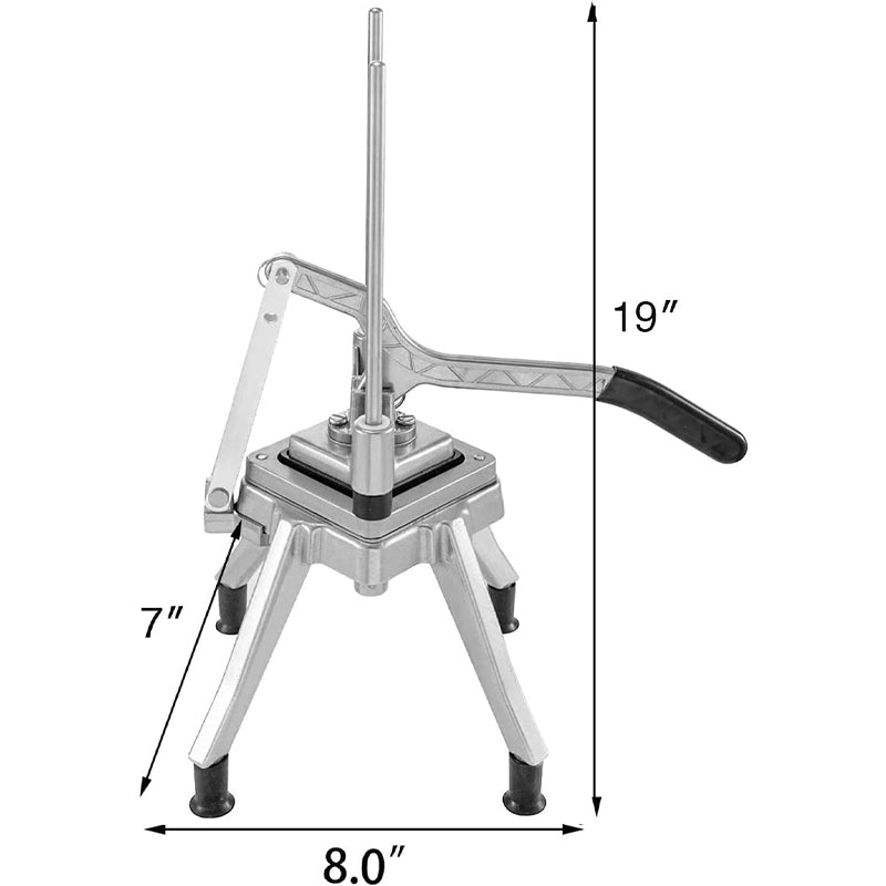Commercial Vegetable Fruit Chopper 1/4″ & 3/8″ Blade French Fry Cutter Onion Slicer Food Dicer