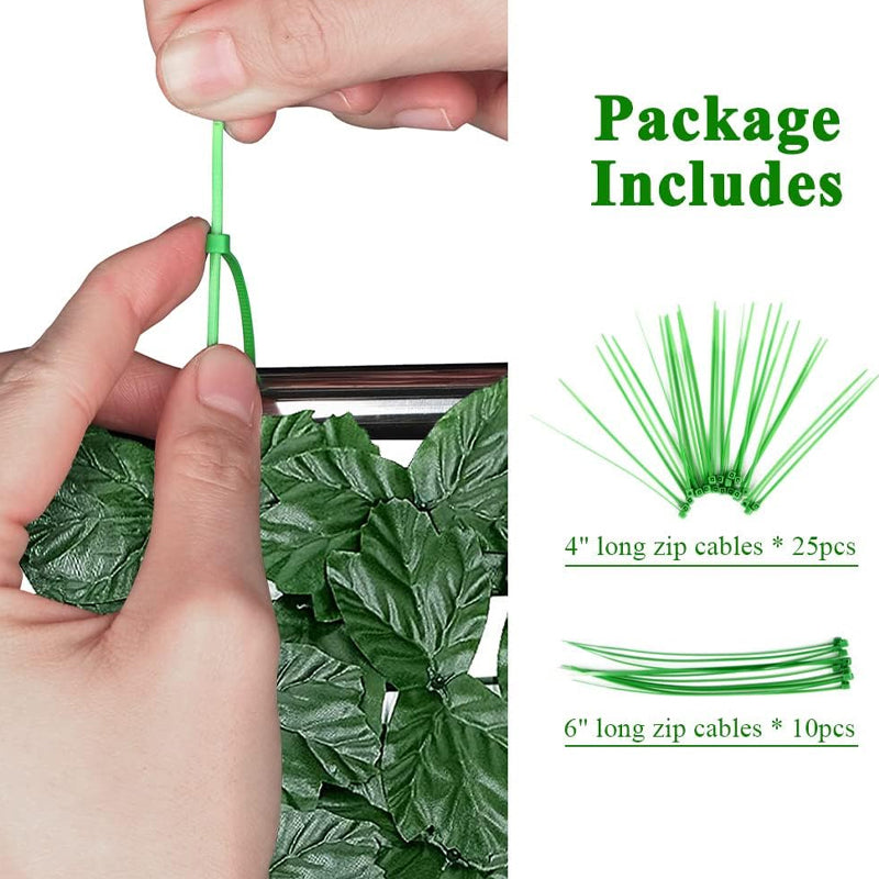 59" × 157" Artificial Green Wall Screen Privacy Ivy Fence Green Maple Leaf Decorative Fence