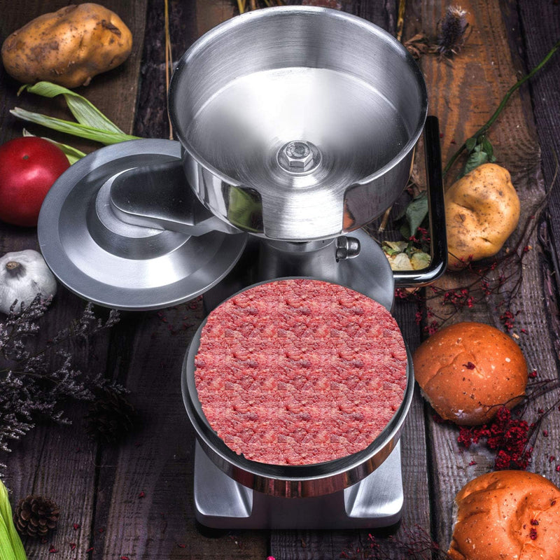 130mm/5inches Commercial Burger Patty Maker Hamburger Press Stainless Steel Bowl
